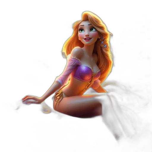dress, fantasy art, concept art, 3d render transparent PNG cut-out