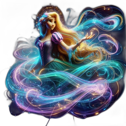 dress, fantasy art, concept art, comic book art transparent PNG cut-out