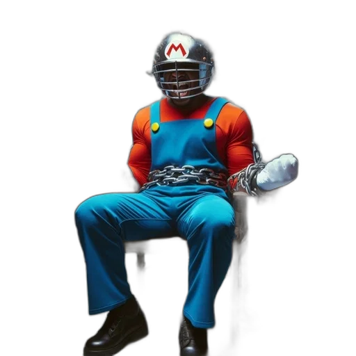 robot, staff, concept art, pixel art transparent PNG cut-out
