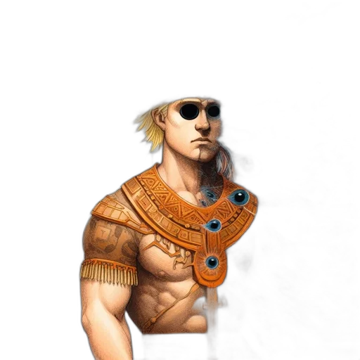 staff, hat, mask, jacket transparent PNG cut-out
