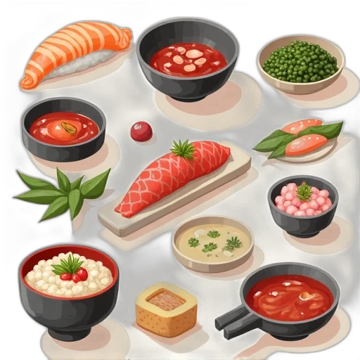 food, photorealistic, 3d render, concept art transparent PNG cut-out