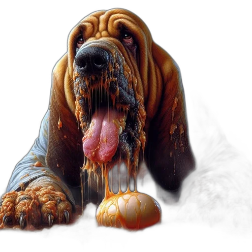 animal, creature, photorealistic, oil painting transparent PNG cut-out