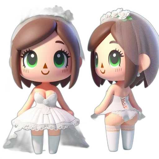 dress, 3d render, concept art, pixel art transparent PNG cut-out
