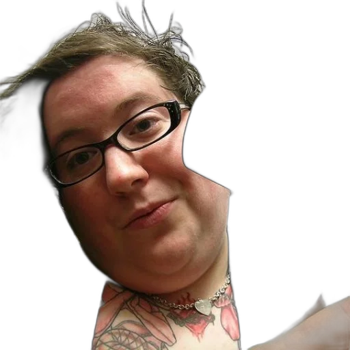 creature, face, staff, hair transparent PNG cut-out