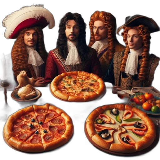 food, crown, 3d render, fantasy art transparent PNG cut-out