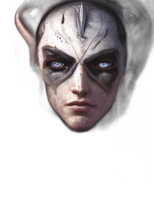 mask, face, creature, dragon transparent PNG cut-out