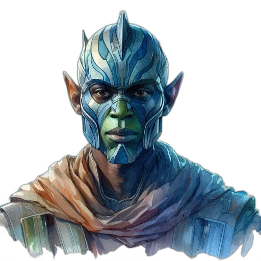 mask, face, staff, creature transparent PNG cut-out