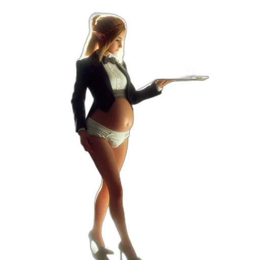 staff, dress, weapon, robot transparent PNG cut-out