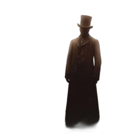 hat, staff, mask, jacket transparent PNG cut-out