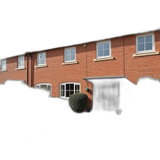 building, 3d render, photorealistic, bedrooms transparent PNG cut-out