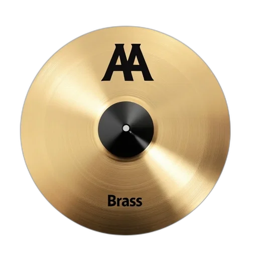 brass, cymbal, smooth, reflective transparent PNG cut-out