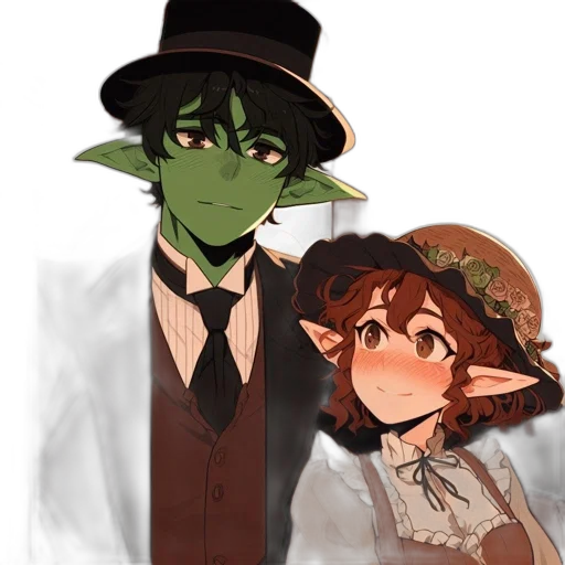 hat, staff, concept art, watercolor transparent PNG cut-out