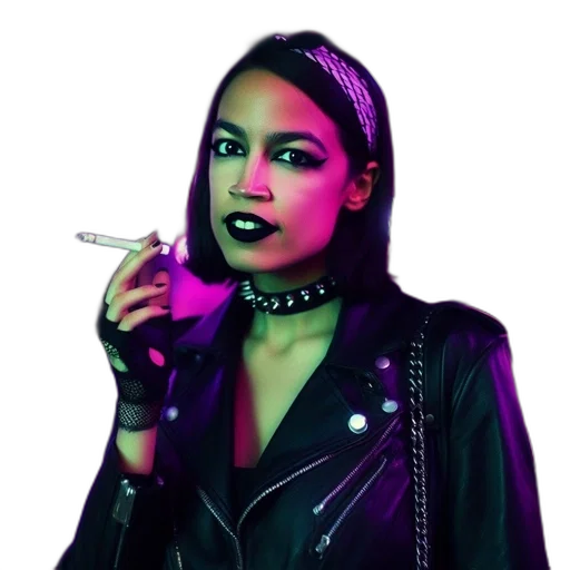 jacket, jewelry, weapon, face transparent PNG cut-out