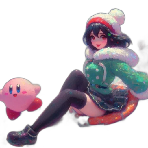 hat, creature, dress, weapon transparent PNG cut-out