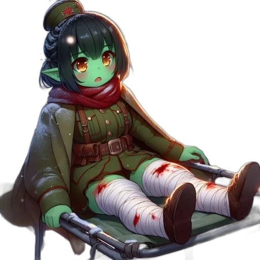 staff, creature, face, jacket transparent PNG cut-out