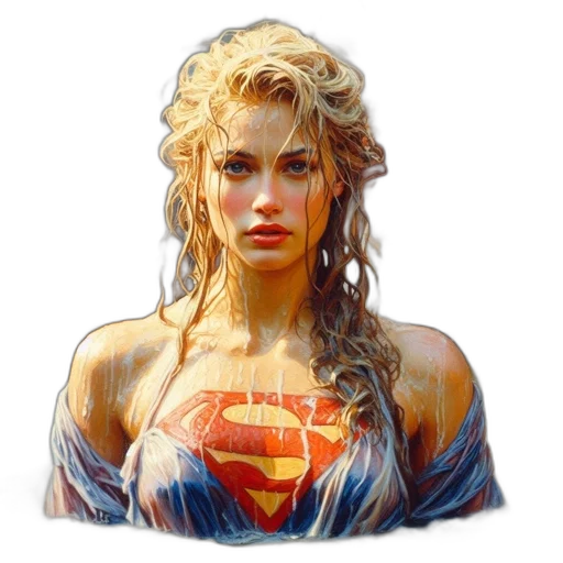 face, comic book art, photorealistic, fantasy art transparent PNG cut-out