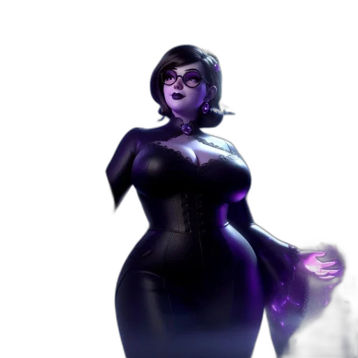 dress, concept art, 3d render, comic book art transparent PNG cut-out