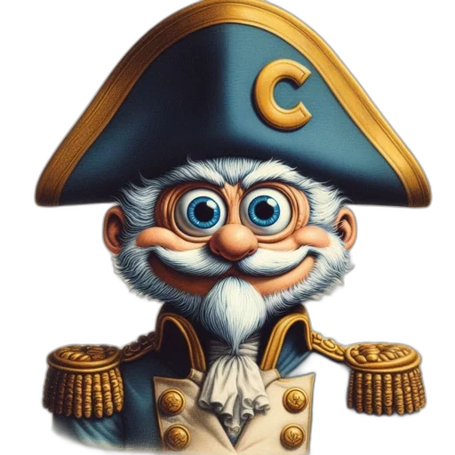 staff, face, crown, photorealistic transparent PNG cut-out
