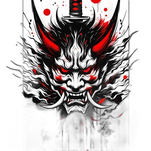 dragon, mask, creature, staff transparent PNG cut-out