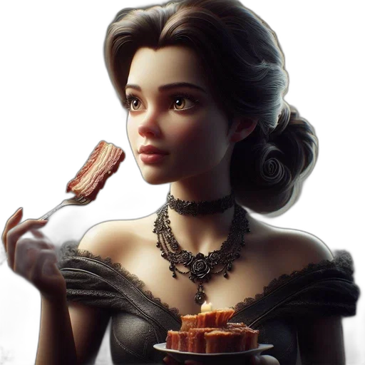 jewelry, dress, food, fantasy art transparent PNG cut-out