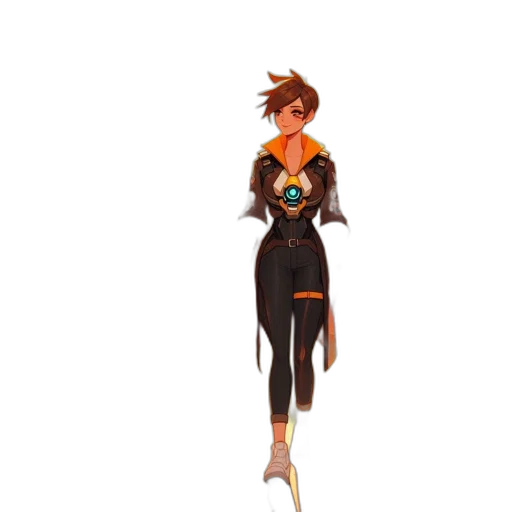 dress, staff, jacket, concept art transparent PNG cut-out