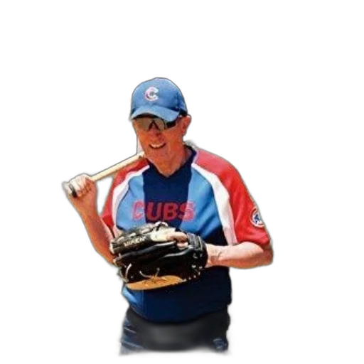 staff, man, chicago, cubs transparent PNG cut-out
