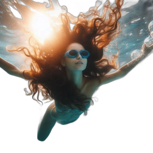 hair, photorealistic, 3d render, concept art transparent PNG cut-out