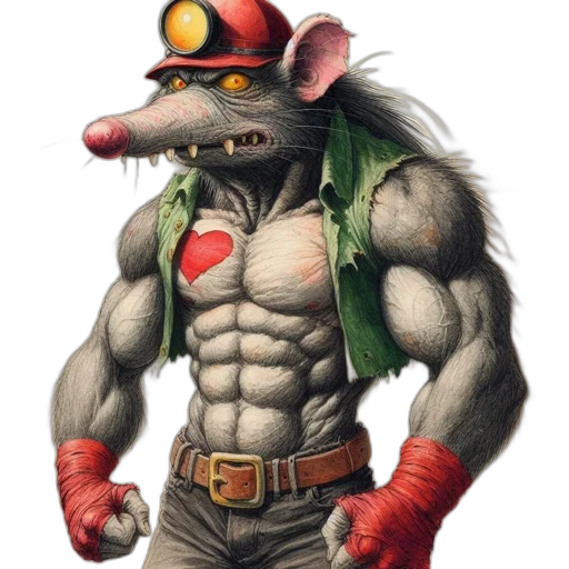 animal, creature, hat, robot transparent PNG cut-out