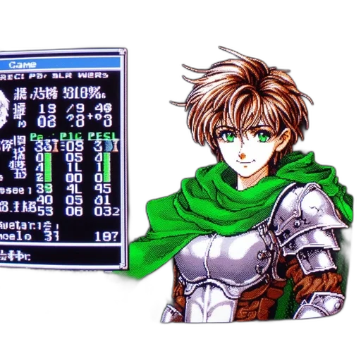 pixel art, concept art, fantasy art, green transparent PNG cut-out