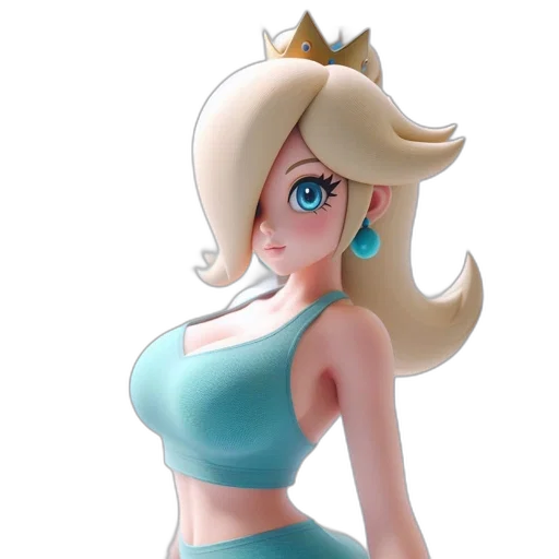 crown, dress, 3d render, concept art transparent PNG cut-out