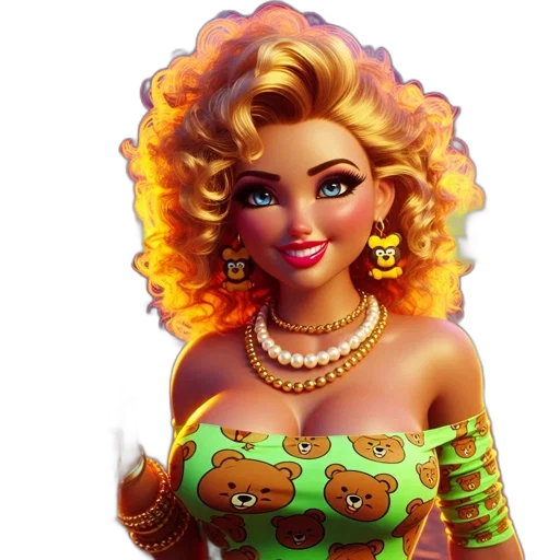 jewelry, dress, fantasy art, cartoon transparent PNG cut-out