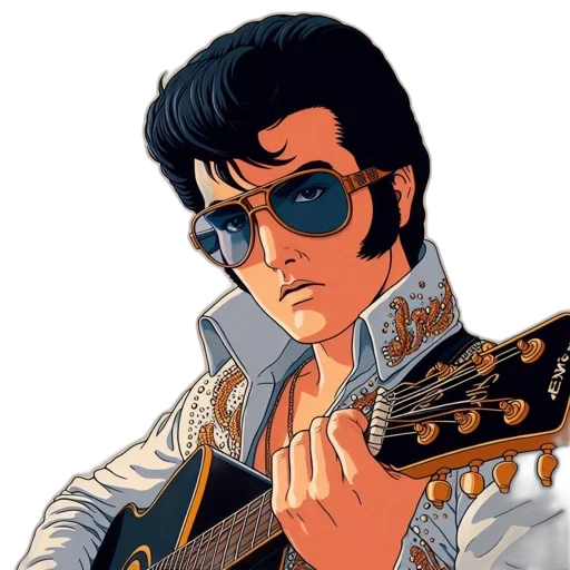 jacket, face, cartoon, comic book art transparent PNG cut-out