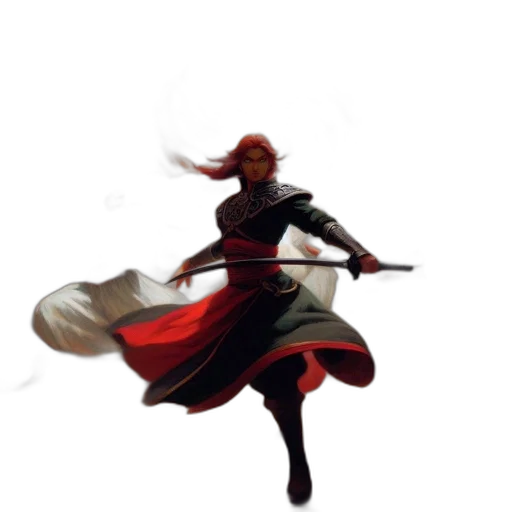 sword, staff, weapon, dress transparent PNG cut-out