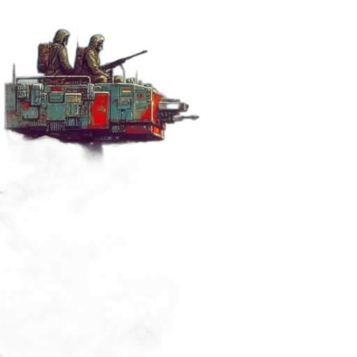 weapon, robot, car, staff transparent PNG cut-out