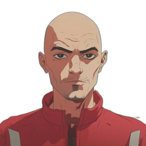 face, mask, jacket, staff transparent PNG cut-out