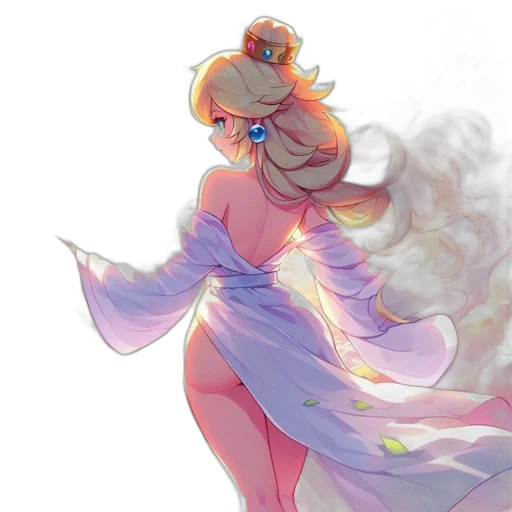 dress, crown, staff, mask transparent PNG cut-out