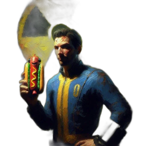 food, sword, staff, robot transparent PNG cut-out