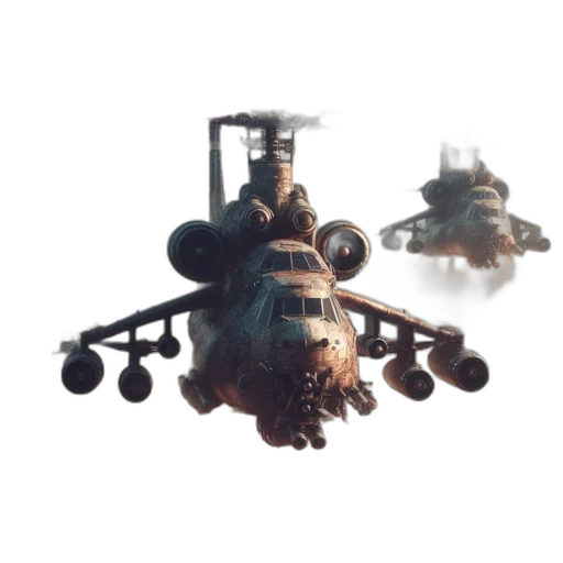 weapon, robot, dragon, creature transparent PNG cut-out