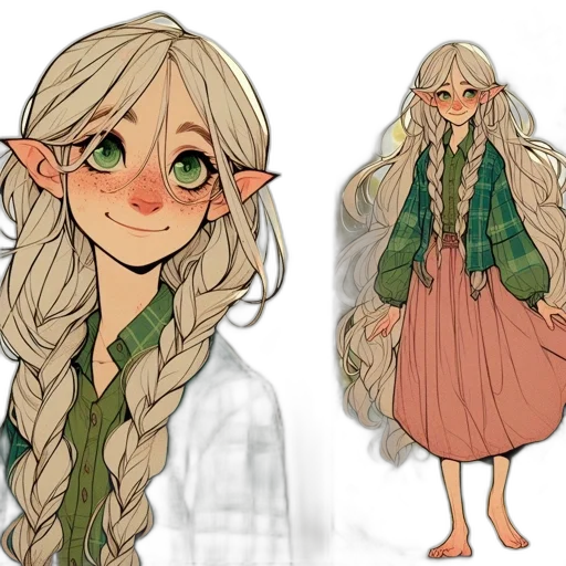 concept art, fantasy art, pixel art, watercolor transparent PNG cut-out