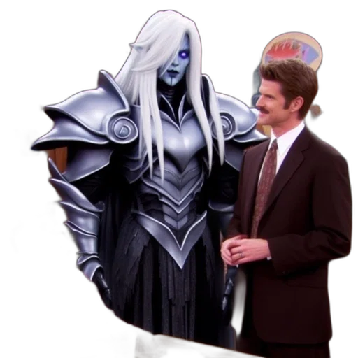 staff, jacket, mask, robot transparent PNG cut-out