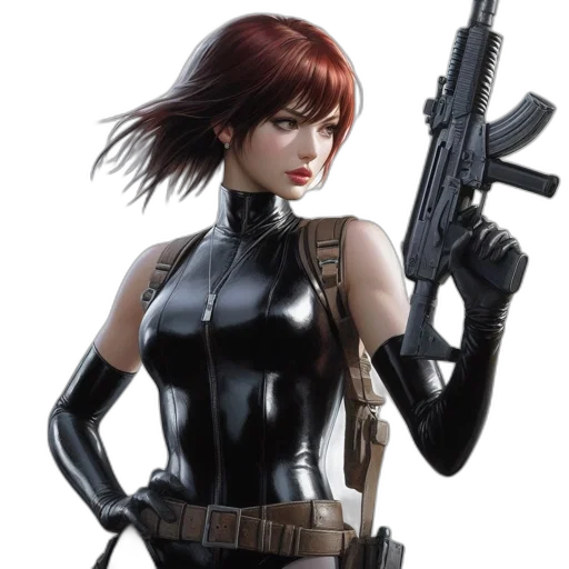 weapon, comic book art, concept art, cyberpunk transparent PNG cut-out