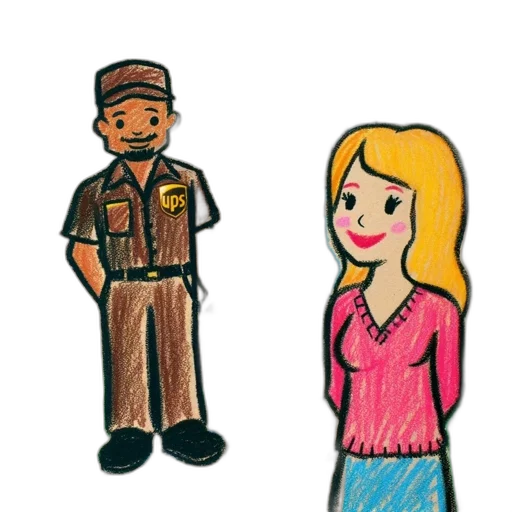 staff, dress, cartoon, comic book art transparent PNG cut-out