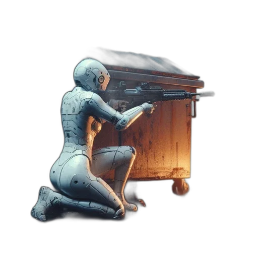 robot, furniture, creature, concept art transparent PNG cut-out