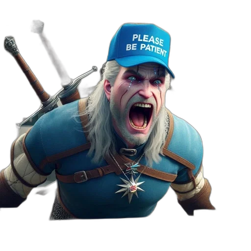 weapon, hat, crown, creature transparent PNG cut-out