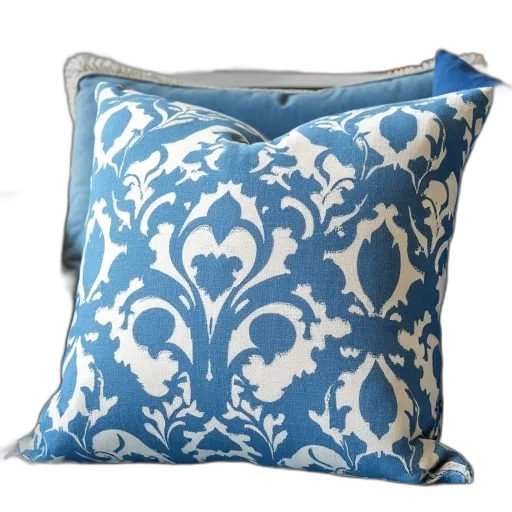 furniture, blue, schumacher, pattern transparent PNG cut-out