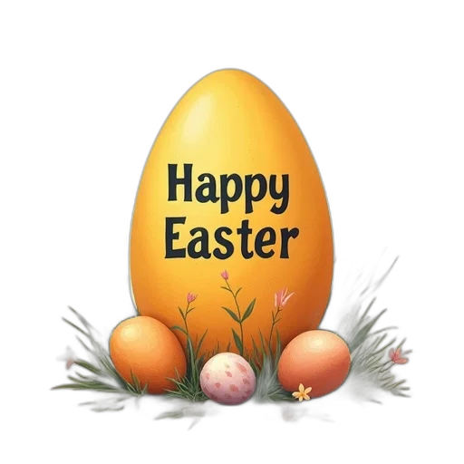 egg, illustration, text, happy transparent PNG cut-out