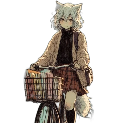animal, creature, jacket, staff transparent PNG cut-out