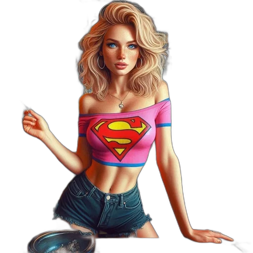 dress, jewelry, comic book art, fantasy art transparent PNG cut-out
