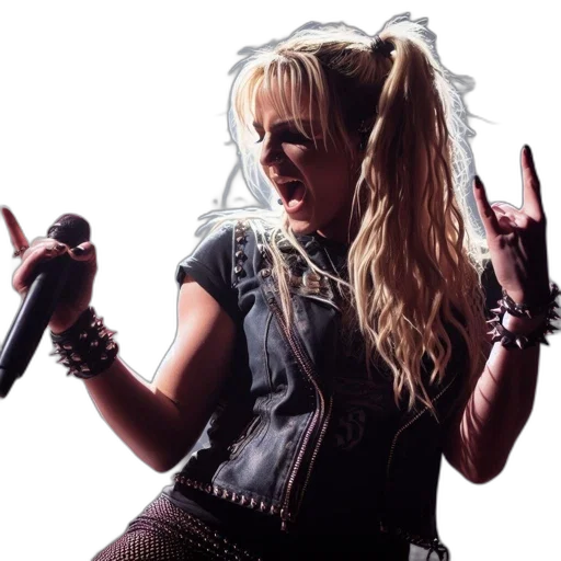 live, concert, shot, woman transparent PNG cut-out
