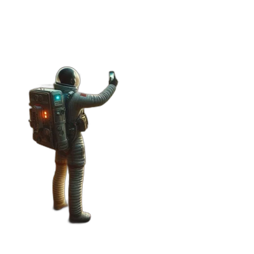 robot, staff, jacket, weapon transparent PNG cut-out